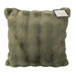 House & Home Faux Fur Bubble Cushion in White, 50 x 50 cm - Image 18