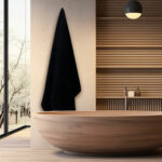 Mundo Textile 100% Cotton Bath Sheet in 4 Colours, 100 x 160 cm - Image 2
