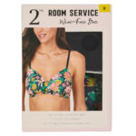 Room Service Ladies Wire Free Bra 2 Pack in White - Image 13