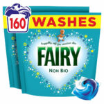 Fairy Non Bio 4 in 1 Pods, 160 Wash