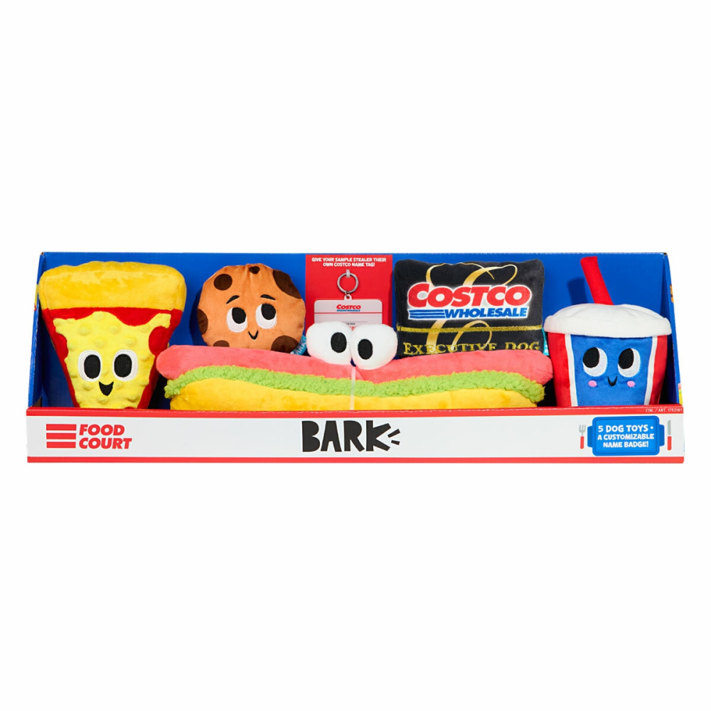 BARK Think Assemble Food Court Dog Toys, 5 Pack