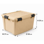 IRIS OHYAMA 45L Air-Tight Weather Shield Storage Box - Image 2