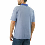 Jachs Mens Lightweight Knit Oxford Polo Shirt - Image 4