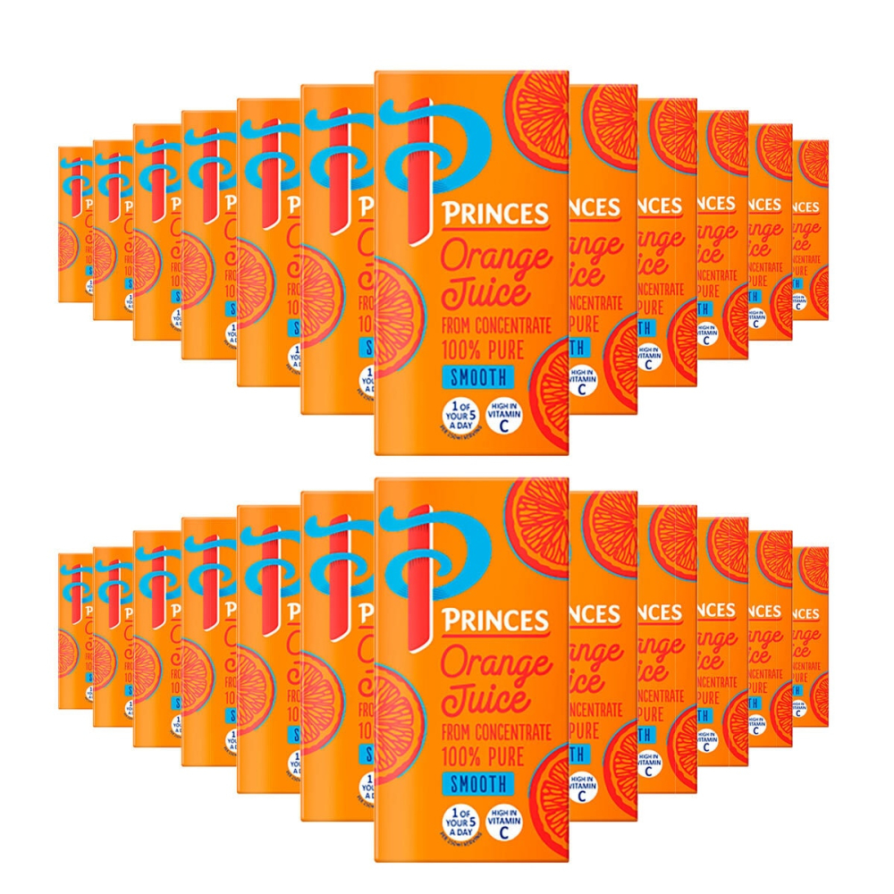 Princes Orange Juice, 24 x 200ml