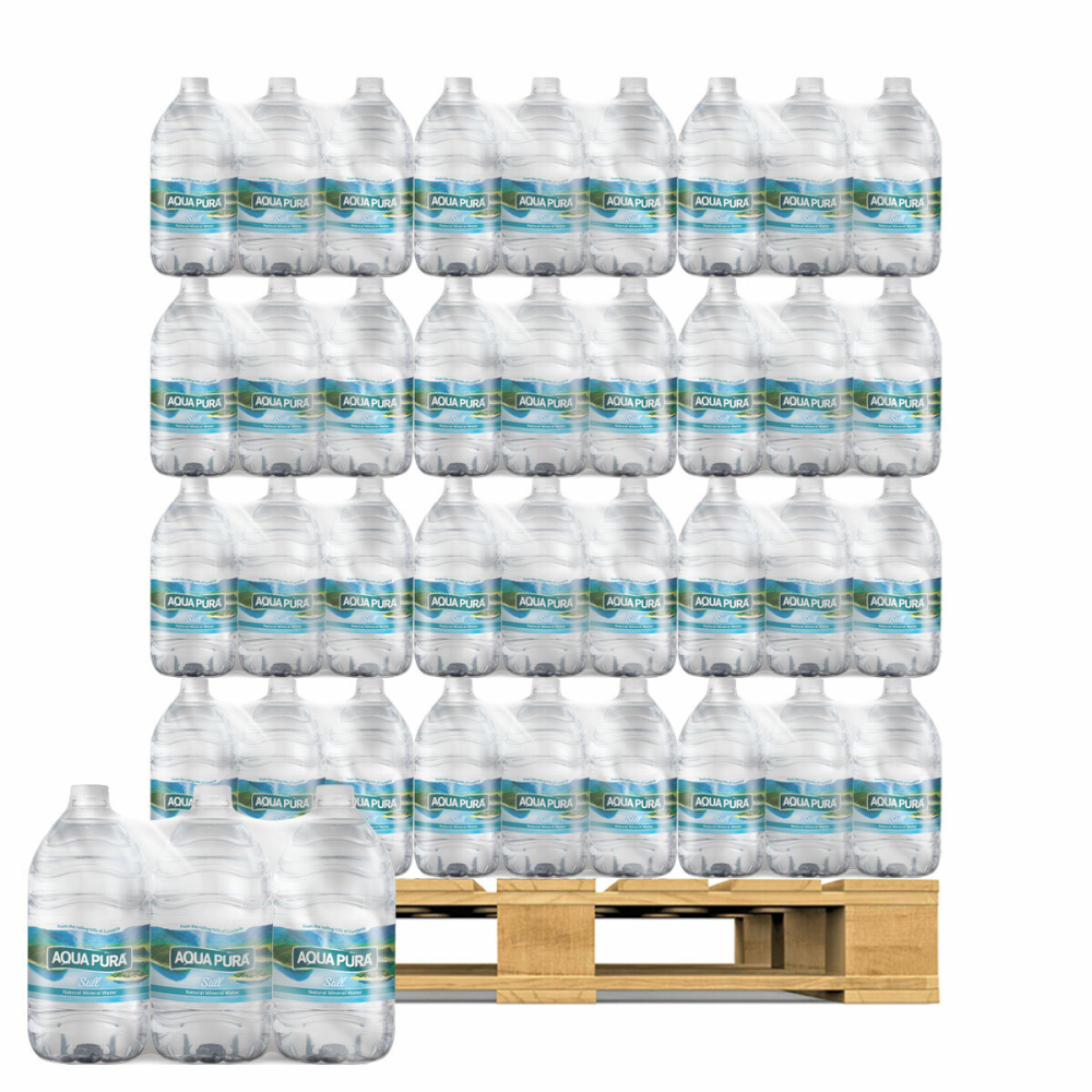 Aqua Pura Mineral Water Pallet Deal (65 x 3 x 5L Cases)