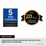 Samsung Series 6, SpaceMax RS70F65QEFEU Side by Side Fridge Freezer, E Rated in Black - Image 4