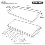 Lifetime 3 Piece Shelf Accessory Kit - Model 60404 - Image 2