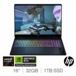 HP OMEN Max, AMD RYZEN AI 7, 32GB RAM, 1TB SSD, NVIDIA GeForce RTX 5070 Ti, 16 Inch Gaming Laptop, 16-fak0002na