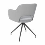 AKANTE Chicago Grey Swivel Dining Chair, 2 Pack - Image 4