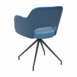 AKANTE Chicago Blue Swivel Dining Chair, 2 Pack - Image 4