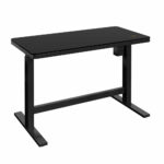 Tresanti Geller Power Adjustable Height Tech Desk, Black - Image 6