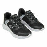 Skechers Kids Swift Fit Bounder Trainer in Lavender - Image 12