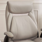 La-Z-Boy Air Lumbar Manager's Office Chair with Flip Up Arms, Beige - Image 8
