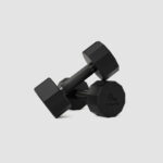 Centr 108kg Rubber Dumbbell Set with Rack - Image 6