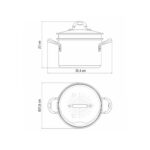 Tramontina Stainless Steel Steamer Set, 20cm / 3.4L - Image 9
