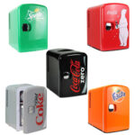 Coca-Cola 4L Mini Fridge 6 Can Portable 12V Cooler / Warmer in 5 Designs