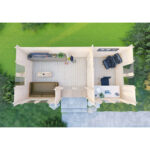 Shire Whinfell 44mm Log Cabin 20 x 10ft (6 x 3m) - Image 9