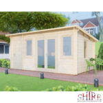 Shire Rydal 44mm Log Cabin 17 x 10ft (5.1 x 3m) - Image 7