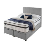 Silentnight Geltex Ultraflex 3000 Mattress & Full Ottoman Divan in Slate Grey, 2 Firmness Ratings in 3 Sizes - Image 8