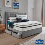 Silentnight Geltex Ultraflex 3000 Mattress & Divan in Slate Grey, 2 Firmness Ratings in 4 Sizes