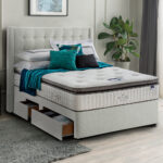Silentnight Continental Divan Base with Bloomsbury Headboard in 4 Colours & 3 Sizes - Image 7