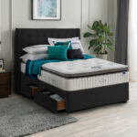 Silentnight Continental Divan Base with Bloomsbury Headboard in 4 Colours & 3 Sizes - Image 9