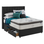 Silentnight Continental Divan Base with Bloomsbury Headboard in 4 Colours & 3 Sizes - Image 10