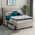 Silentnight Continental Divan Base with Bloomsbury Headboard in 4 Colours & 3 Sizes - Image 11