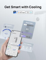 Dreo Smart 3-in-1 Portable Air Conditioner, 12000 BTU Drainage-Free Cooling AC Unit, Silent Mobile Air Conditioner for Bedroom, APP/Voice/Remote Control, 24h Timer with Fan & Dehumidifier, AC516S - Image 4