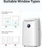 Dreo Smart 3-in-1 Portable Air Conditioner, 12000 BTU Drainage-Free Cooling AC Unit, Silent Mobile Air Conditioner for Bedroom, APP/Voice/Remote Control, 24h Timer with Fan & Dehumidifier, AC516S - Image 8